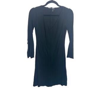 Diane von Furstenberg 6 Black Mini Dress